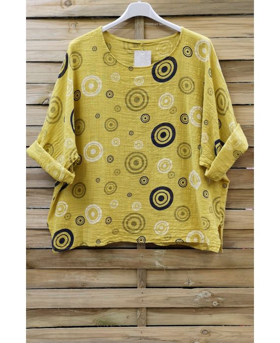 TUNIC PRINTED 0658 YELLOW