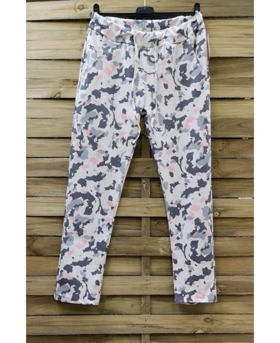 PANTALONES JOGG 0665 MILITAR BLANCO www.grossiste pret a porter