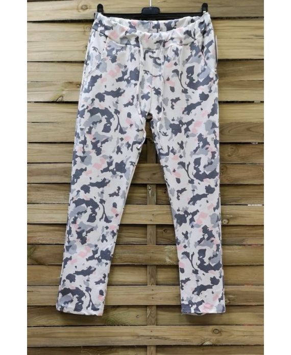 PANTALONES JOGG, 0665 MILITAR BLANCO