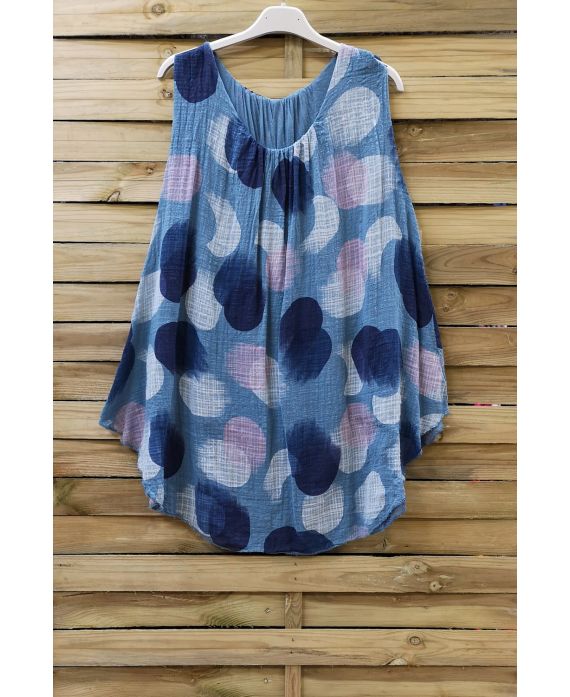 TOP BREED PRINTS 0668 BLAUW