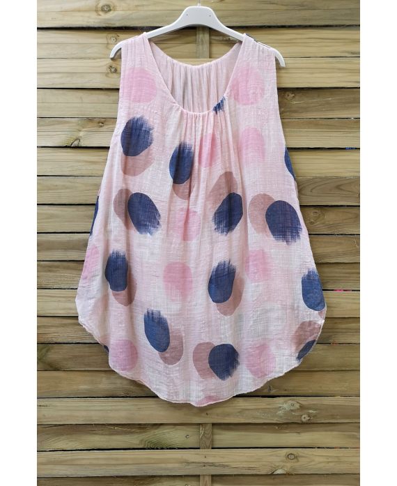 TOP WIDE PRINTS 0668 PINK