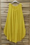 ROBE AMPLE 0669 JAUNE