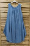 ROBE AMPLE 0669 BLEU