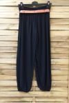 LOT 2 X PANTS + BELT 0690 BLACK