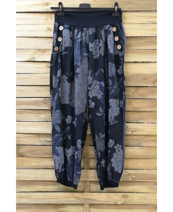 BROEK PRINTS 0693 ZWART