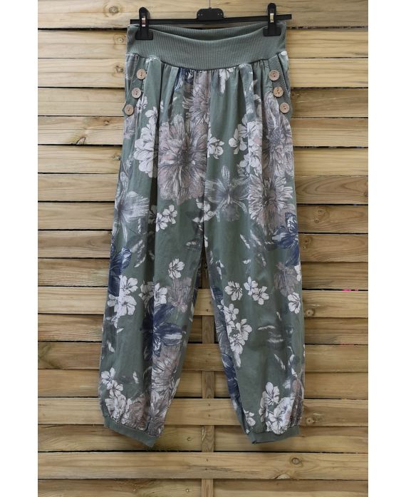 PANTALONES ESTAMPADOS 0693 VERDE MILITAR