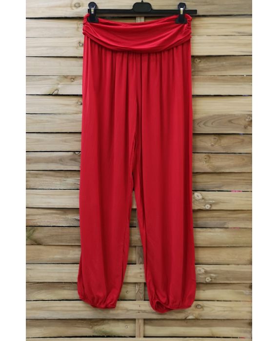 LOT 2 X PANTALONS 0692 ROUGE