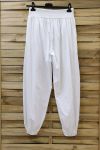 PANTALONES DE BOTONES 0689 BLANCO