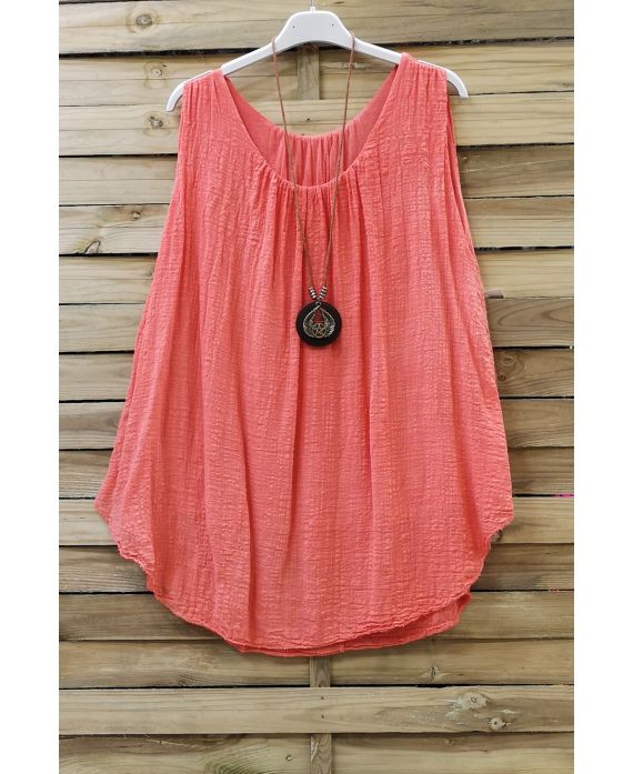 TOP AMPLIO 0666 CORAL