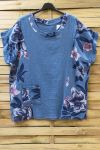 LARGE SIZE TUNIC PRINTED 0688 BLUE