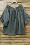 TUNIC OVERSIZE BOHEME 0705 MILITARY GREEN