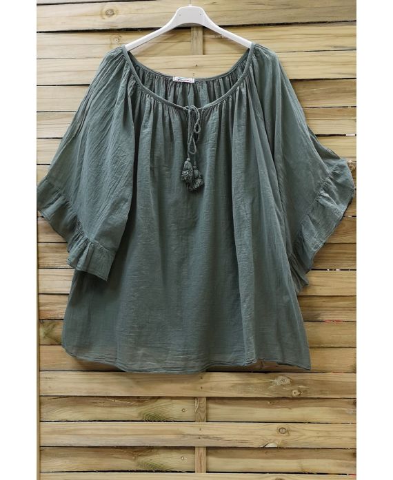 TUNIC OVERSIZE BOHEME 0705 MILITARY GREEN