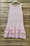 TUNIC DRESS LACE 0708 PINK