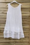 TUNIC DRESS LACE 0708 WHITE