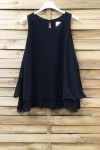 TOP CLOAKING OVERLAY-0730 SCHWARZ