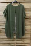 LARGE SIZE TUNIC CLOAKING RAYEE 0786 MILITARY GREEN