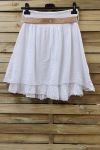 SKIRT IN COTTON 0779 WHITE