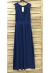 ROBE LONGUE 0807 BLEU MARINE