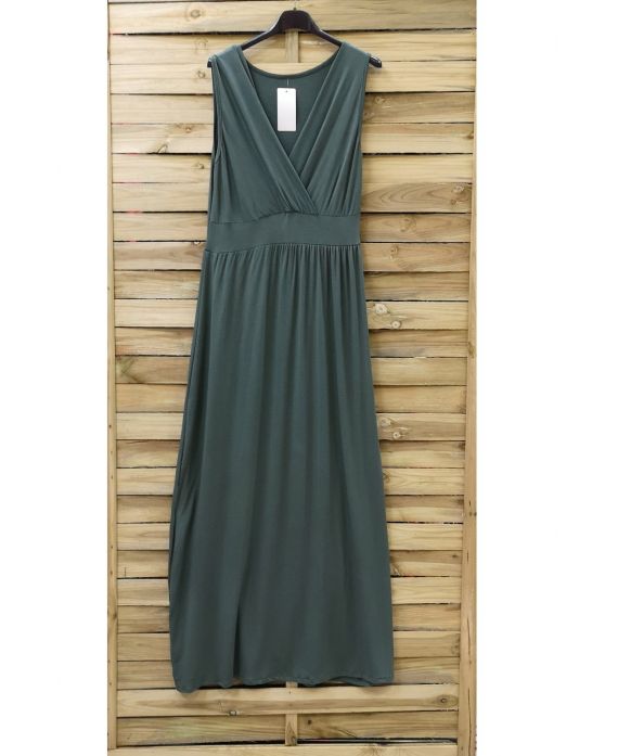 LONG DRESS 0807 MILITARY GREEN