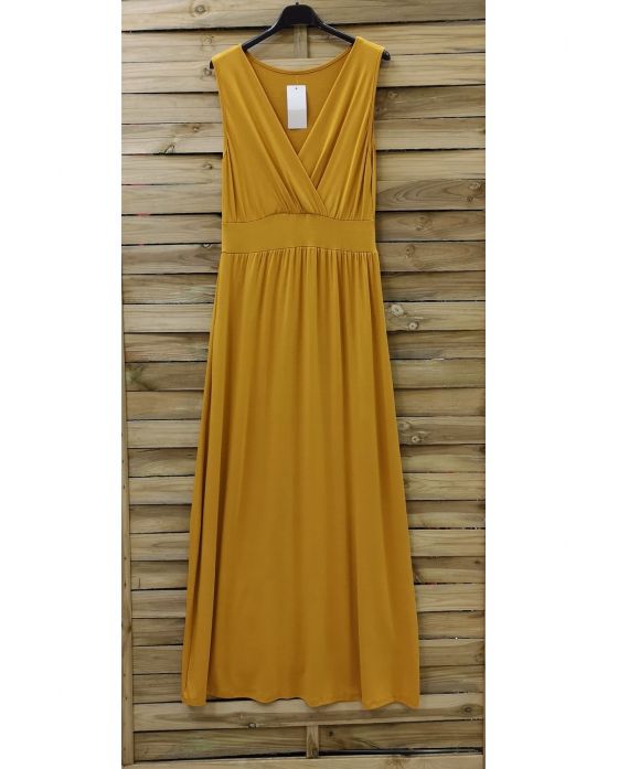 ROBE LONGUE 0807 JAUNE