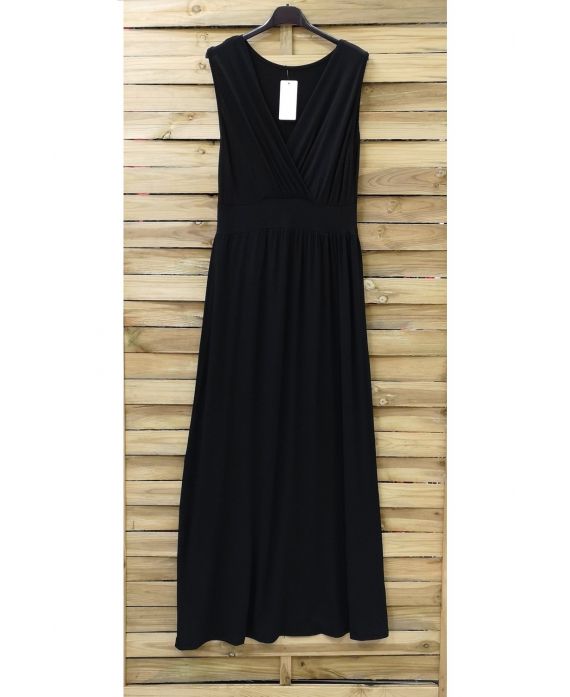 ROBE LONGUE 0807 NOIR