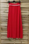 LONG SKIRT WITH 2 POCKETS RED