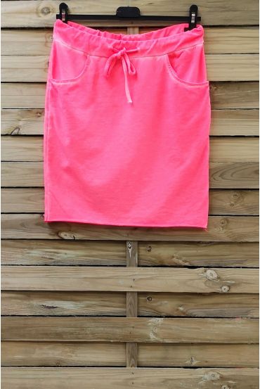 SKIRT EFFECT DELAVE 2 POCKETS 0809 ORANGE FLUO
