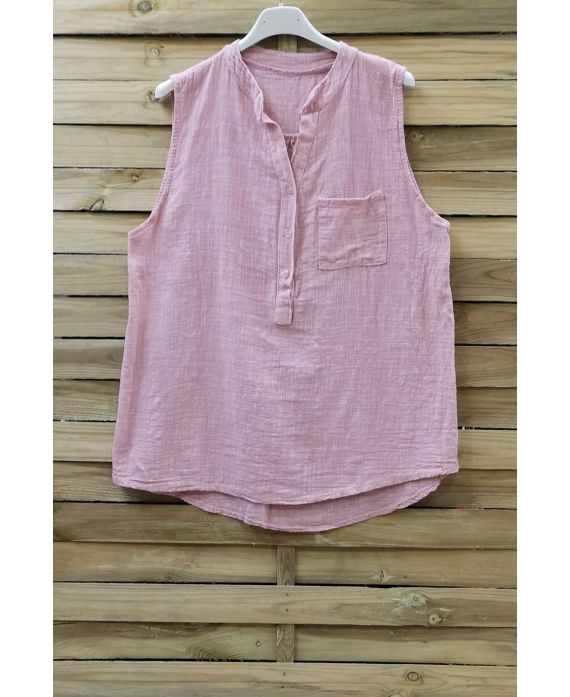 TOP LINEN 0813 PINK