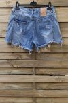 SHORTS JEANS DESTROY x 3 0088 BLAU