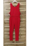 COMBINAISON PANTALON 0816 ROUGE