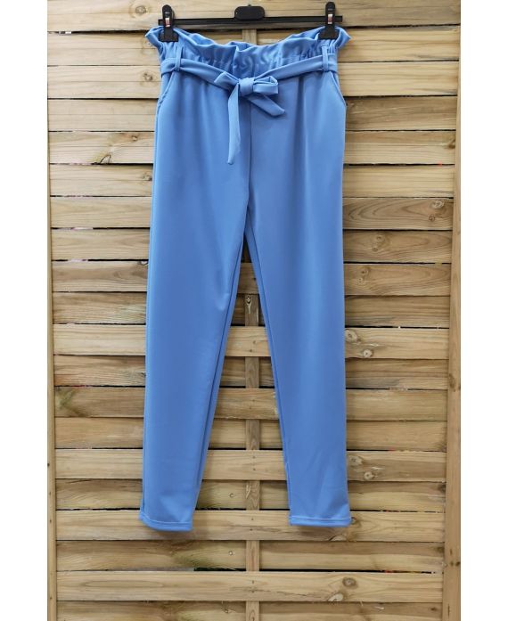 PANTALON 0817 BLEU CIEL