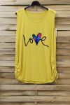 GREAT TILLER TOP LOVE 0829 YELLOW