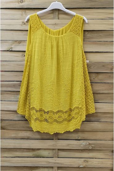 TOP AMPIO MIX DI CONTENUTI 0840 GIALLO