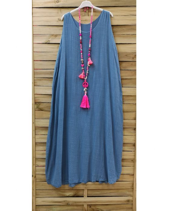 LONG DRESS 0851 BLUE