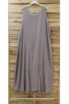 LANGES KLEID 0851 TAUPE