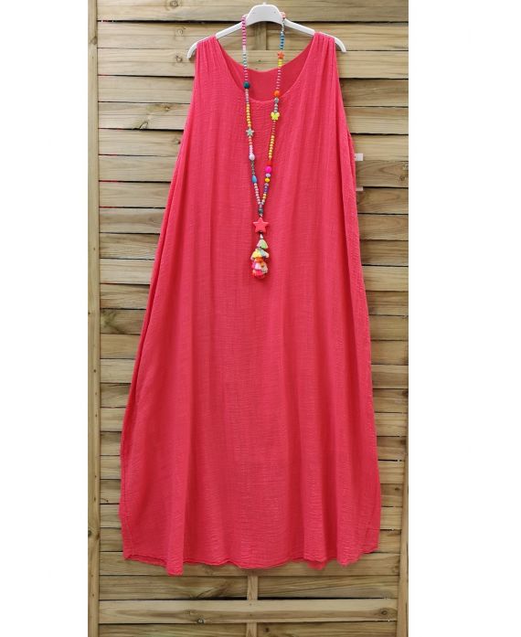 ROBE LONGUE 0851 CORAIL