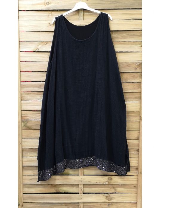 DRESS BASIC GLITTER 0844 BLACK