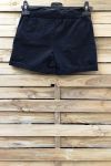 SHORTS HAVE BUTTONS 2 POCKETS 0858 BLACK