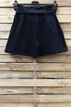 SHORT TAILLE HAUTE 0857 NOIR