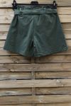 SHORTS HIGH WAIST 0857 MILITARY GREEN