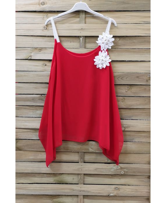 TOP FLEURS FANTAISIE 0862 ROUGE