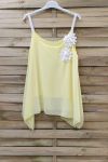 TOP FLEURS FANTAISIE 0862 JAUNE