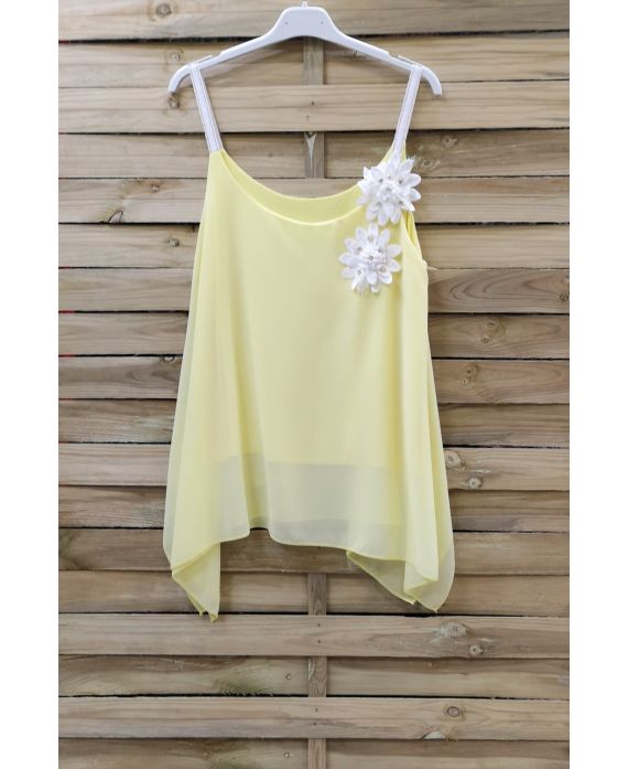 TOP FLEURS FANTAISIE 0862 JAUNE