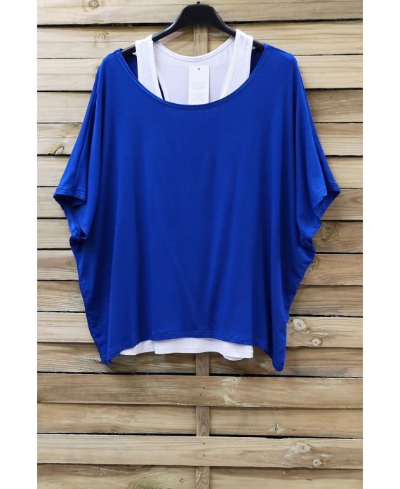 T-SHIRT + CANOTTA 0866 BLU ROYAL