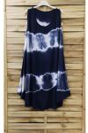 ROBE TIE AND DYE 0867 BLEU MARINE