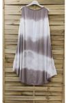 ROBE TIE AND DYE 0867 TAUPE