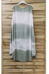 DRESS TIE-DYE 0867 MILITARY GREEN