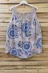 TOP LNIANY Z POWROTEM KORONKI 0868 BEŻOWY