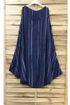 ABITO A RIGHE 0869 BLU NAVY