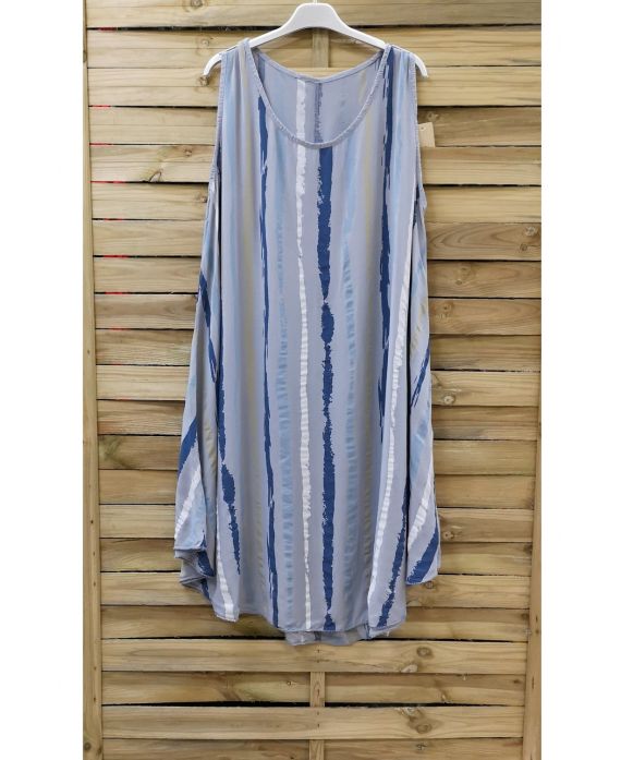 ROBE RAYURES 0869 GRIS